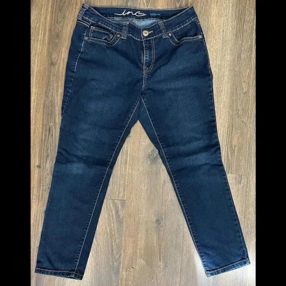 Women's Size‎ 12 Petite I.N.C Denim Skinny Leg regular Fit Ankle Jeans - Picture 1 of 6